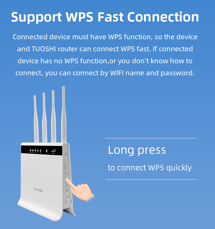 IMEI TTL Change Wifi CPE 4G LTE WIFI Router Unlock 300mbps For CCTV Camera