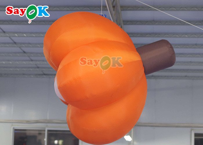 2m Oxford Fabric Custom Inflatable Flowers With LED Light