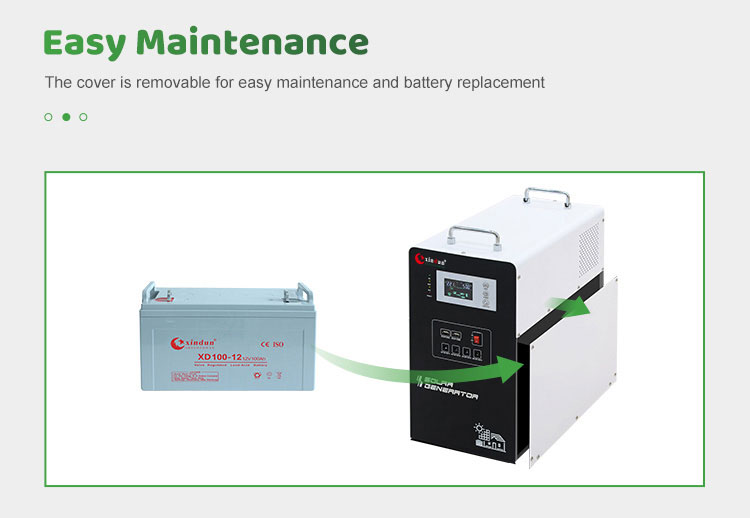 solar inverter for home - easy maintenance