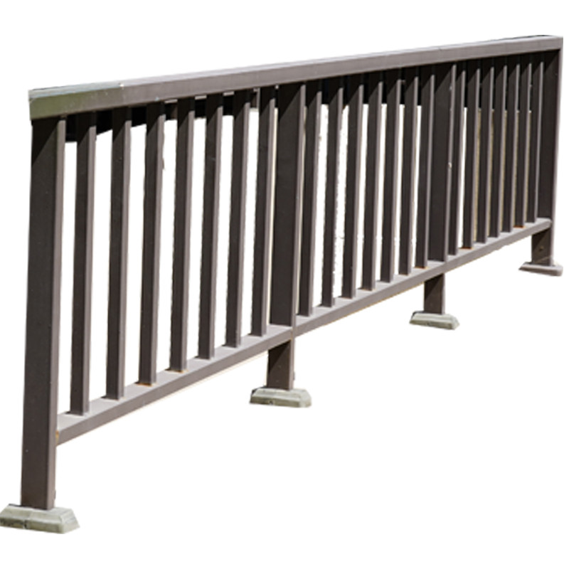 Assembled Outdoor Wrought Iron Guardrail Balustrade Fences Forging Rawd Iron Railing