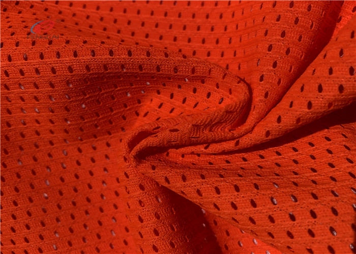 155cm 100gsm 1.5mm Fluorescent Mesh Fabric For Manufacturing Plant