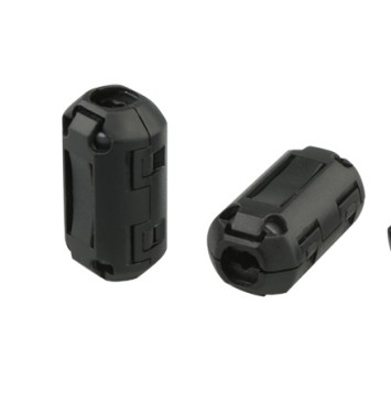 Black Speaker Mouse Cable Ferrite Choke Clip On Rohs Reach
