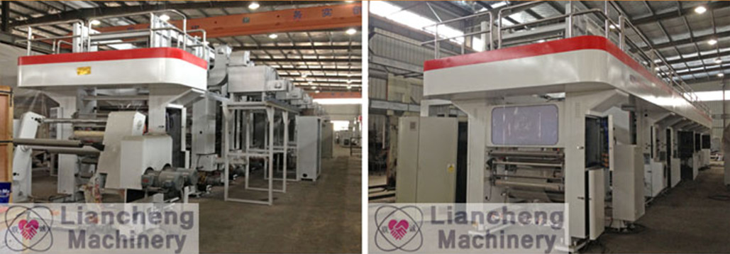 Compact Design Rotogravure Machine , Gravure Printing Press Online Error Solution