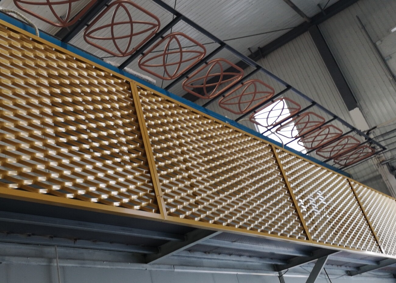 Small Hole Expanded Steel Mesh Diamond Shape Building Facade Decorative