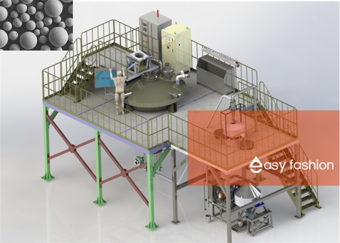 High Power Centrifugal Atomization Process Equipment Good Flow - Ability