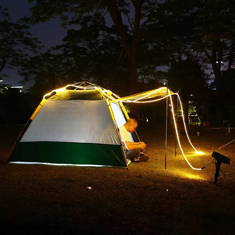 IP65 IP67 Solar Powered Led Strip Lights Outdoor 6500K Solar Led Rope