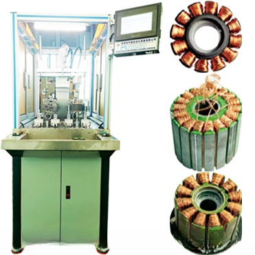 Used Single or Double Station PLC Fan Machines BLDC Motor Automatic Winding Machine