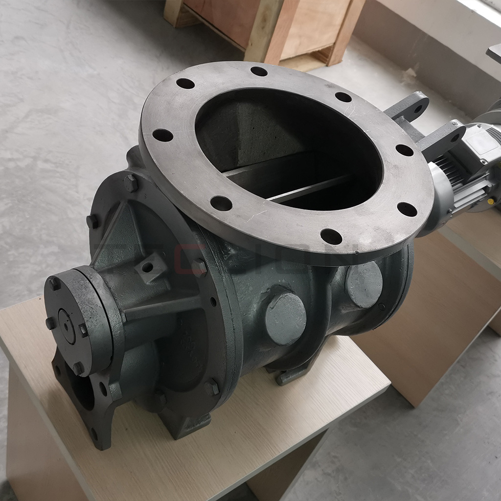 DN100-DN350 Port Size Pneumatic Blow-Through Airlock Feeder for Smooth Material Flow