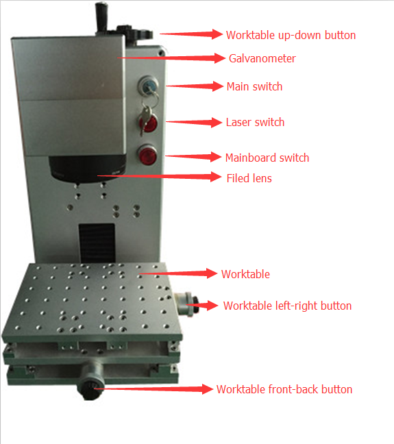 portable 20w metal fiber laser marking engraving machine for jewelry stainless steel