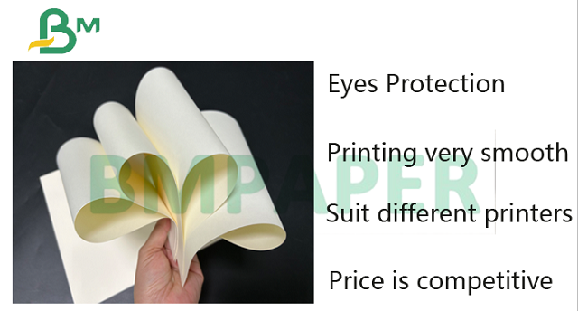 700 x 1000mm High Opacity 70g 75g 80g Cream Offset Printing Paper For Novel Printing 