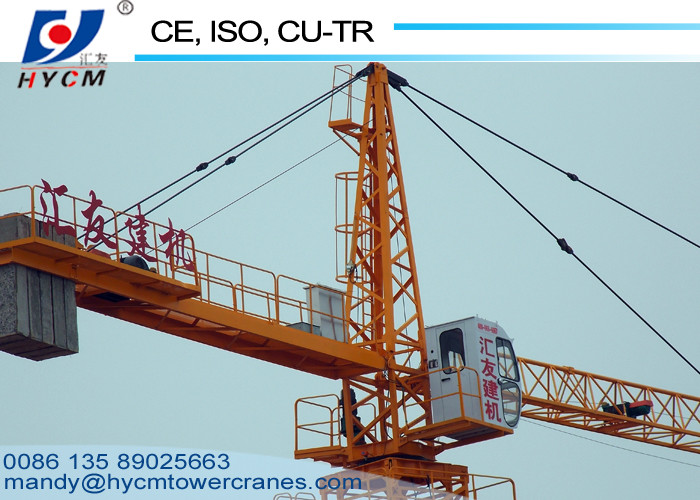Self Erecting Topkit Tower Crane TC5610 Construction Building Equipment with 56m Boom Length and Cabin