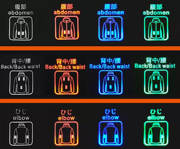 ODM Graphene Heating Jacket , Electric Heated Fleece Jacket Far Infrared