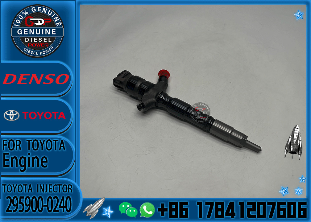 Common Rail Fuel Injector 23670-39455 295900-0240 For TOYOTA Hilux 1KD
