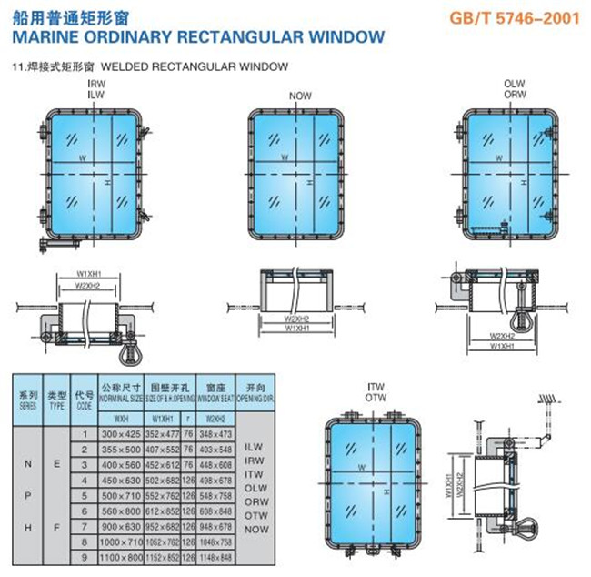 Toughened Glass 600x300mm Soundproof Sliding Window Marine Boat Accessory