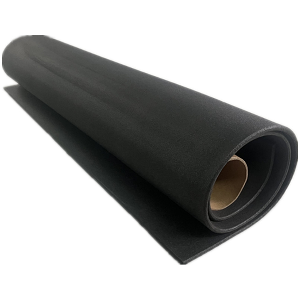 Closed Cell Foam Thermal Insulation Soft Textured Silicone Rubber Mat Roll