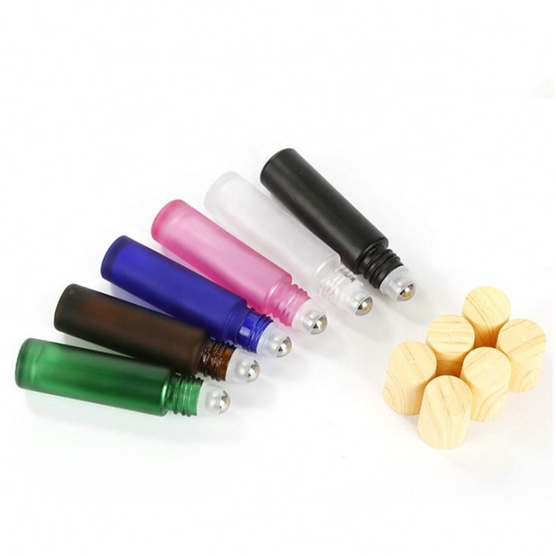 10ml Transparent Essential Oil Bottle Hot Stamping Custom Roller Bottles