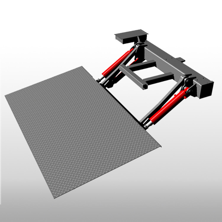 2000kg Aluminum Tail Lift Truck , Hydraulic Tail Lift For For Cargo Loading And Unloading