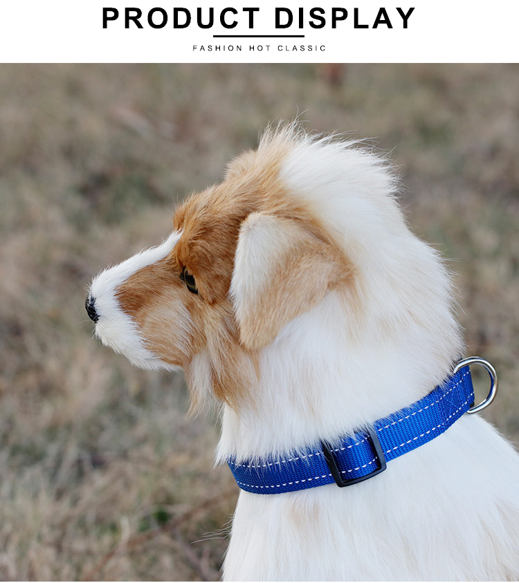 Luxury Large Pet Neck Collar Heavy Duty Adjustable Nylon Dog Collar