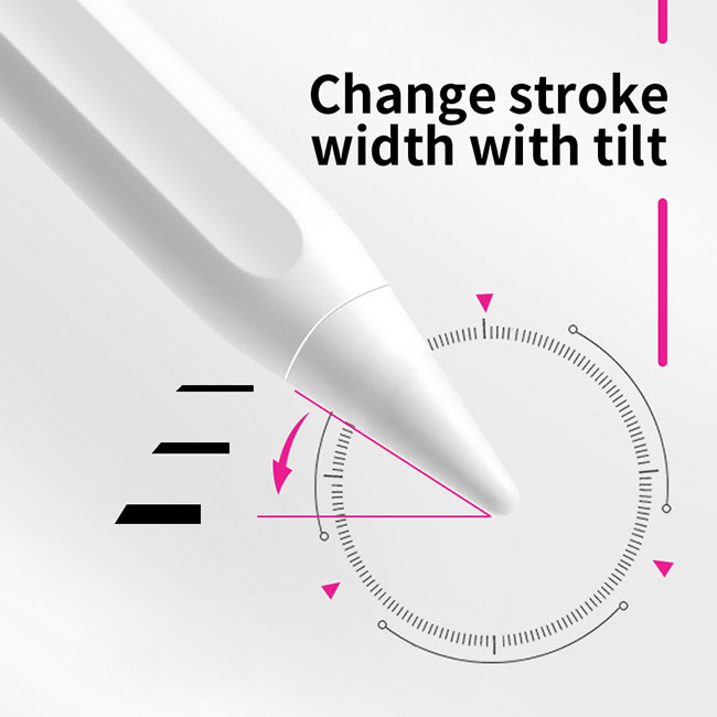 Tablet Digital Drawing Pen Smooth Glide Stylus Writting Palm Rejection Tilt Function