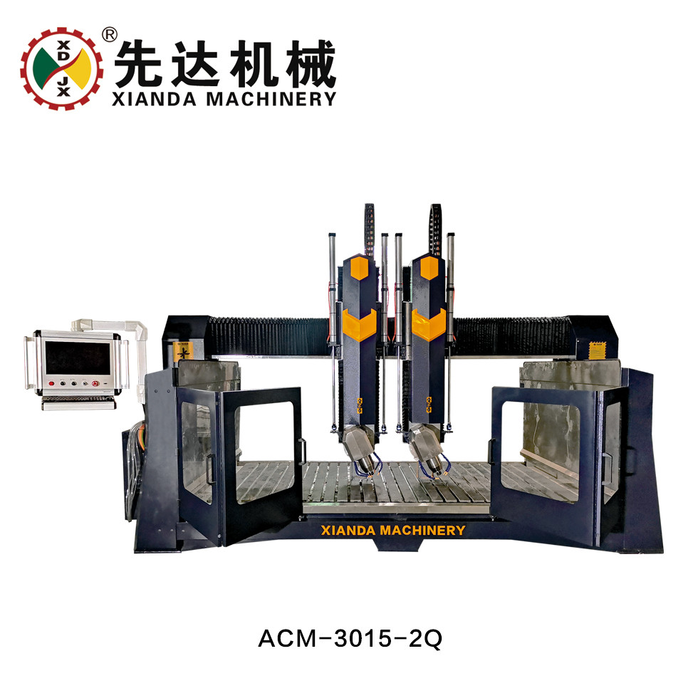 4 Axis CNC Arc Slab&Column Stone Carving Machine