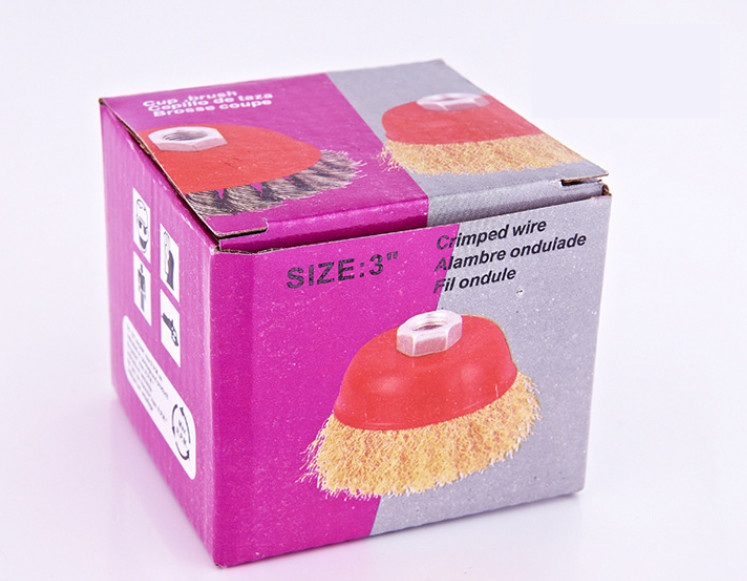 Abrasive Tools Twist Knot 65mm 100mm Crimped Wire Cup Brush