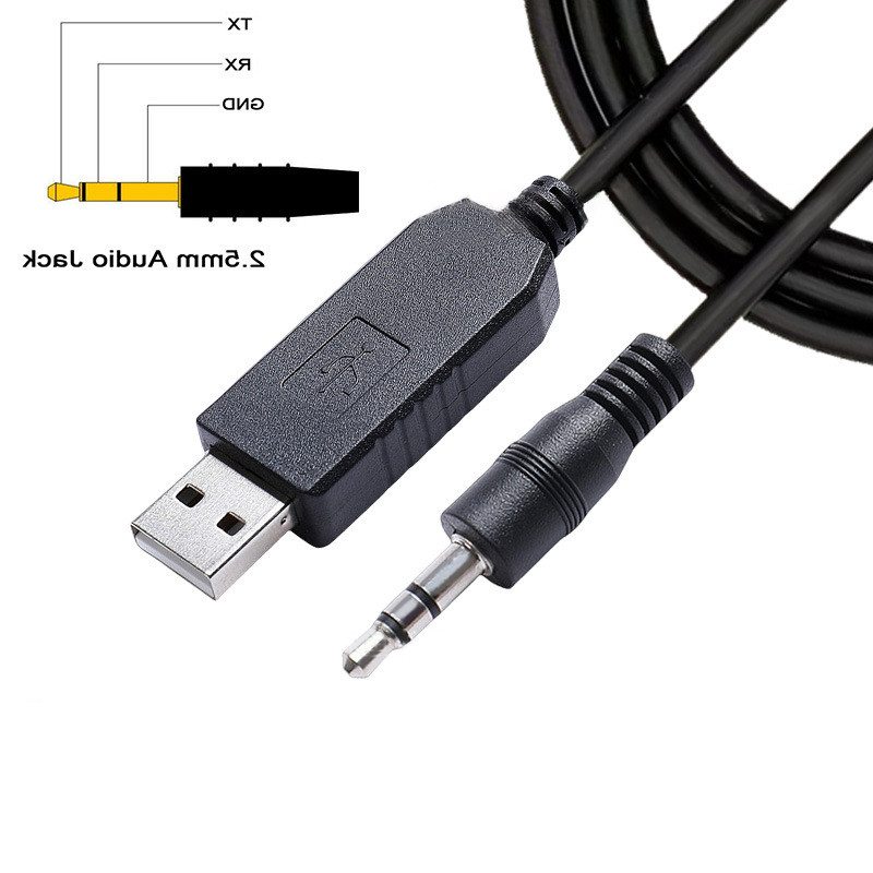 FTDI Chip TTL-232R-3V3-AJ USB To TTL Serial Cable 3.5mm 2.5mm Audio Jack Specifications Custom Harness
