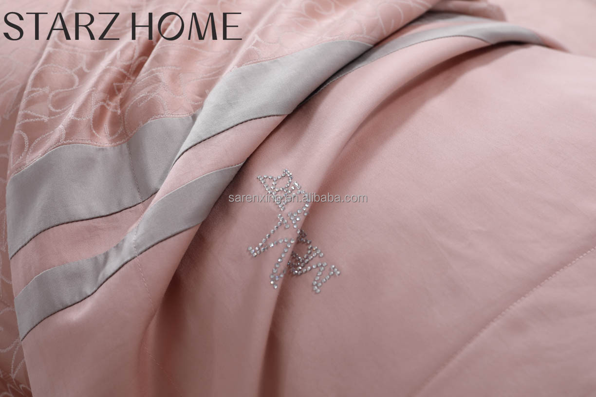 National Standards Color Fastness Grade Cotton 4-piece Bedding Set with Quilt Bed Cover