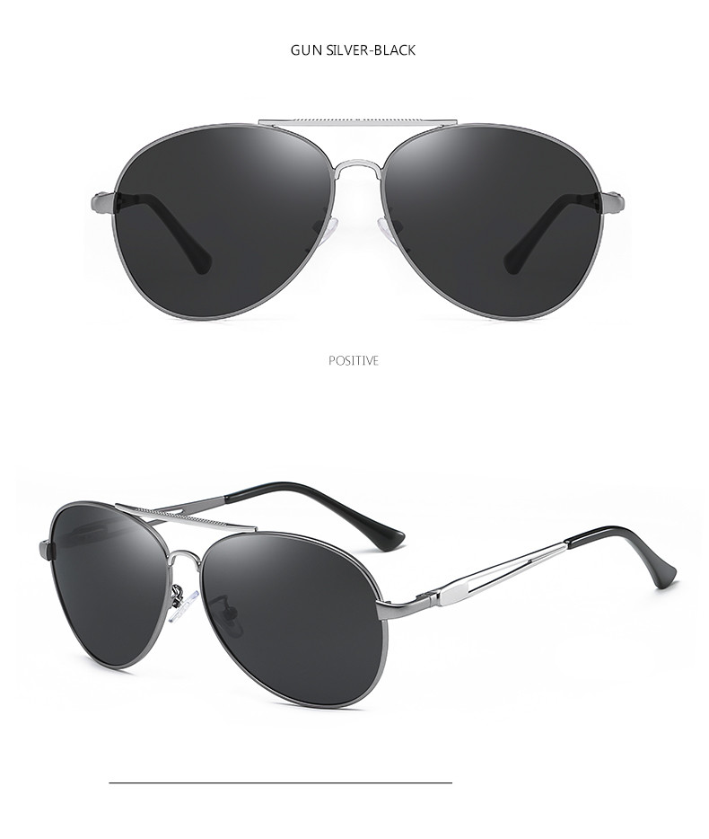 Polarized Retro Shades Sunglasses BSCI Men Unbreakable Frame Glasses