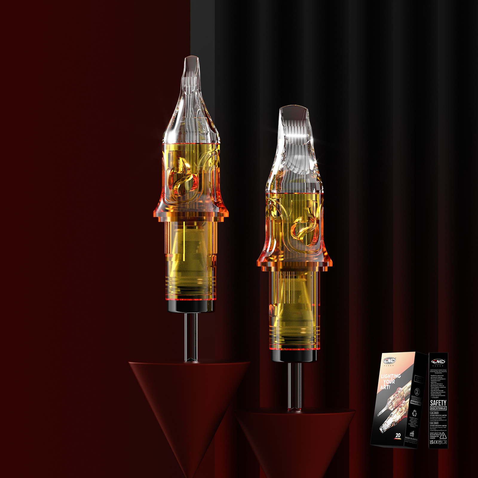 0.25mm Magnum Tattoo Cartridges CNC Permanent Makeup Cartridge Needles