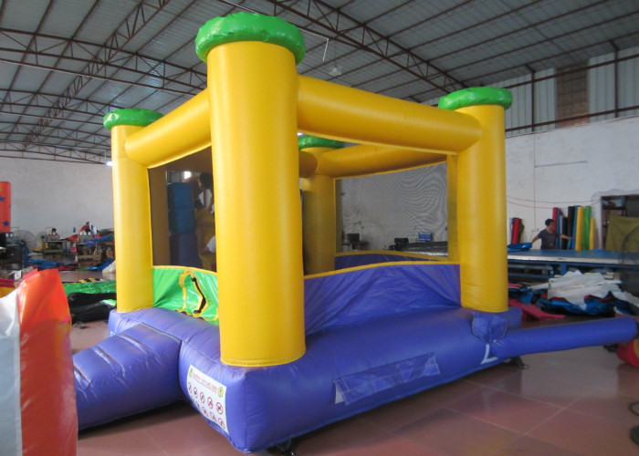 Classic inflatable jumping house PVC inflatable bouncy with slide Simple inflatable bouncy for family use