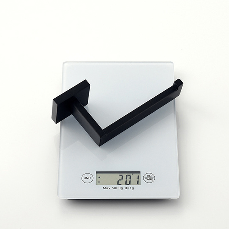 Matte Black Toilet Rolling Paper Holder Wall Mounted 160.5 X 55 X 75 Mm