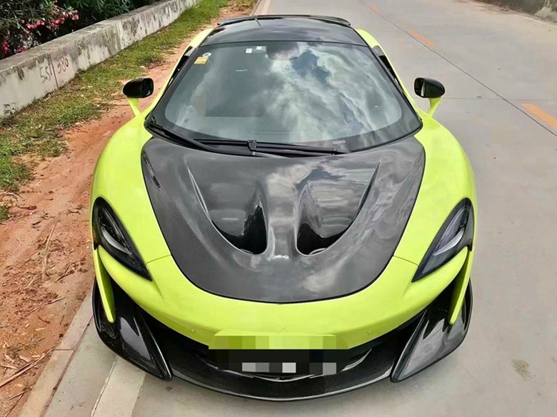 High Quality Carbon Fiber for McLaren 570S 540C 650S 600LT Upgraded P1 Style Dry Carbon Fiber Hood Hood