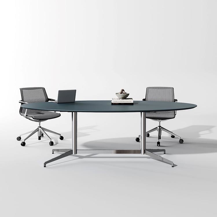 70.8 Incn Office Conference Table 4 Person Oval Boardroom Table