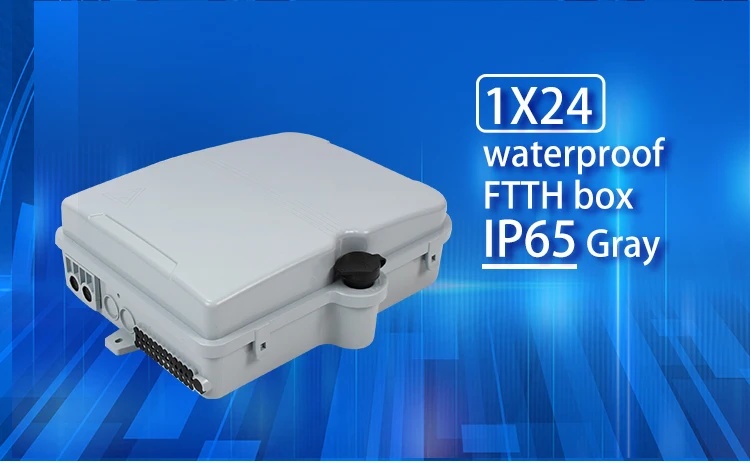 24-Core 1x16 FTTH Fiber Optic Splitter Box Terminal Box Distribution Box with 1