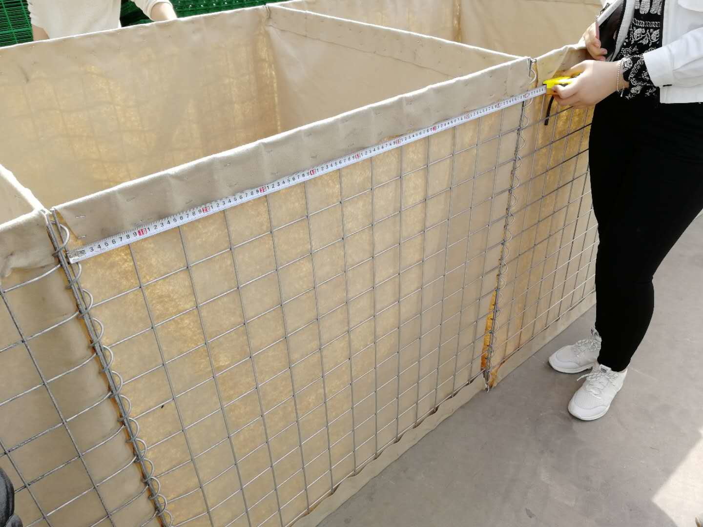 Welded Gabion Hesco Barrier Retaining Wall 1230mm Height
