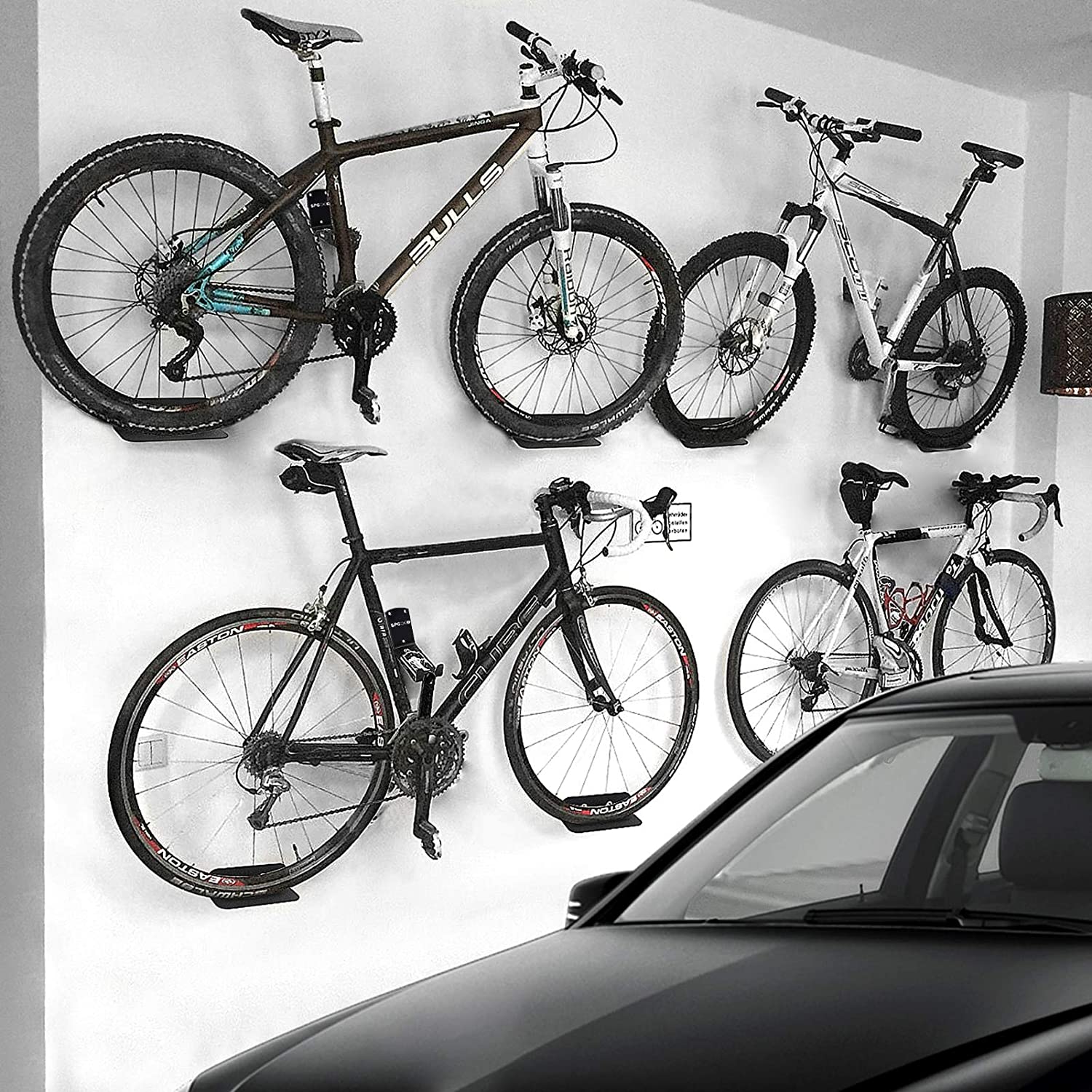 Standard Heavy Duty Solid Steel Wall Mounted Bike Pedal Hanger with Power Coated