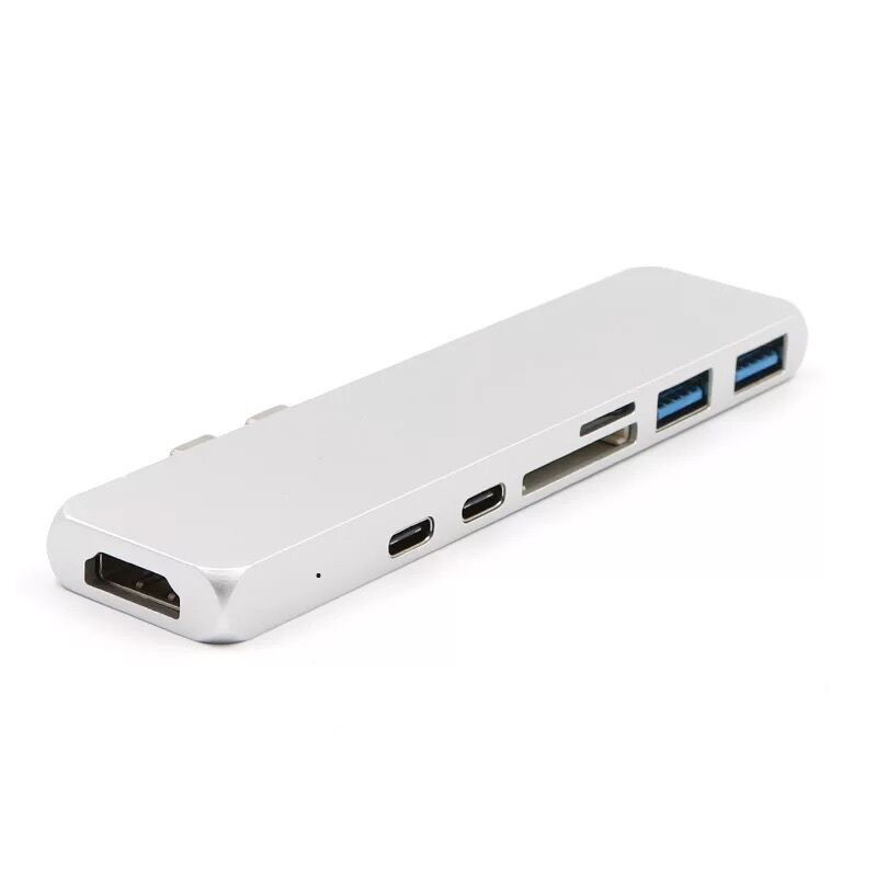 3.1 Type C Hub Dual USB-C HUBs /Card Reader Special for Notebook up to 40GB/s Data Transfer