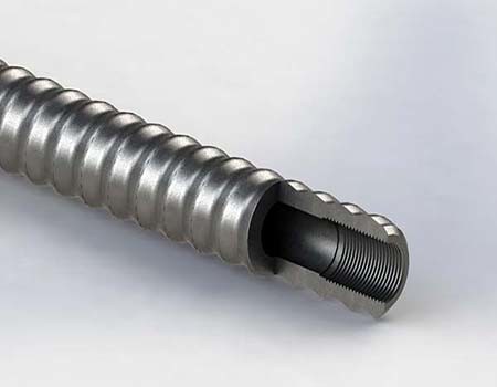 R38L Hollow Anchor Bar 1000mm To 8000mm Self Drilling Anchor Bar