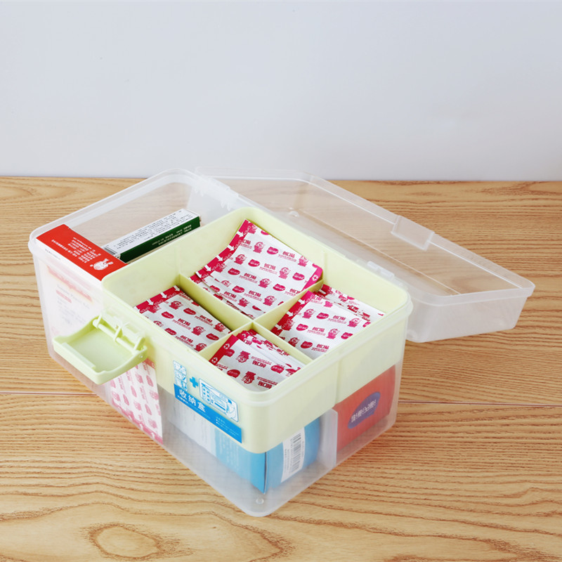 Medication Storage Bins With Handle