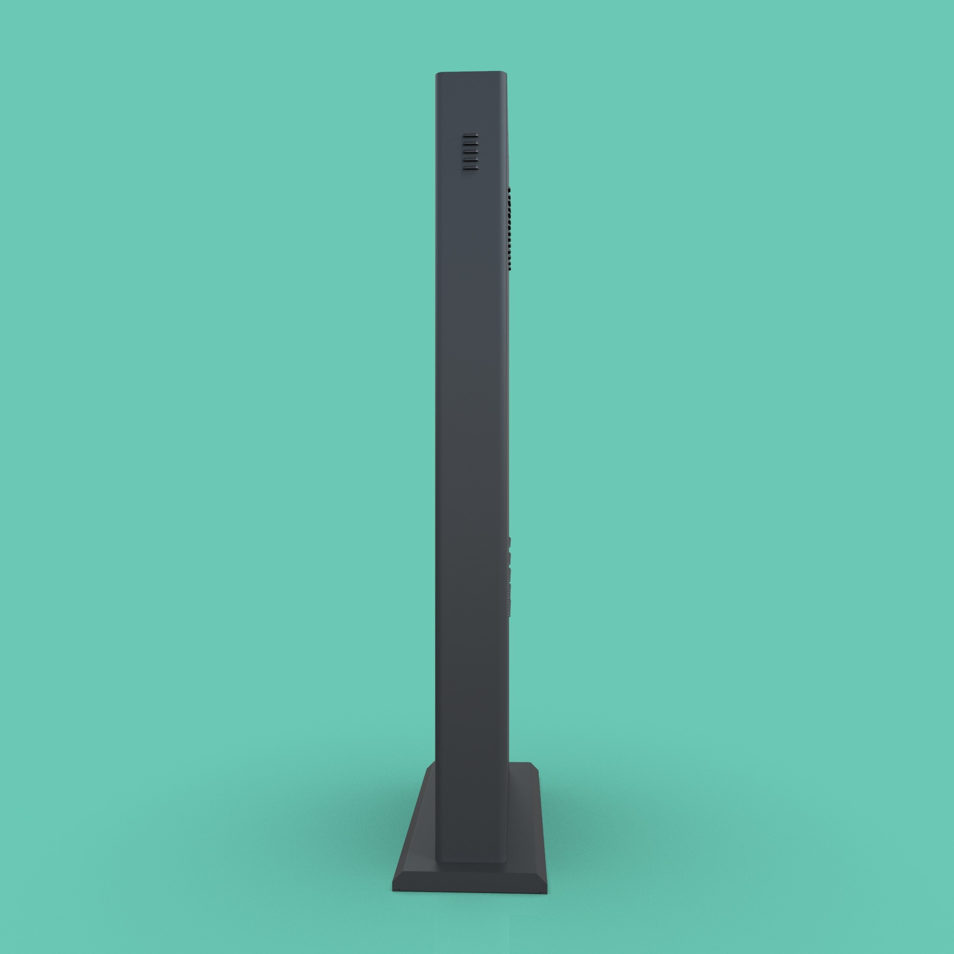 JP2101 Floor-Standing 21.5-Inch Smart Access Control System for Community Main Gates Supports RJ45, Wi-Fi, and optional 4G communication