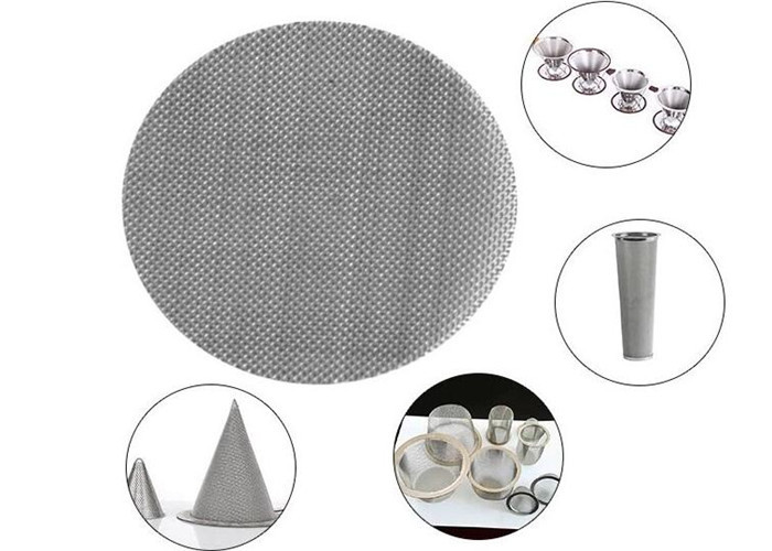 Twilled Dutch Weave 1 Micron Stainless Steel Mesh 1500mm Width Customized