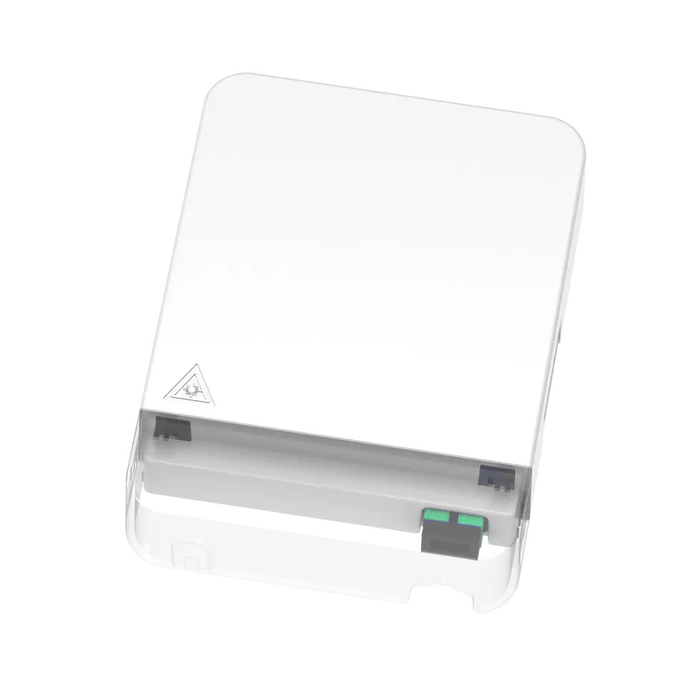 1 Core SC APC Type Fiber Optic Face Plate for Indoor in FTTH Network 116*85*22mm Size