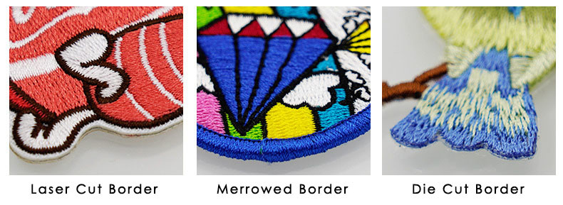 3M Souvenir Logo Embroidered Sports Patches Polyester Material For Garment​