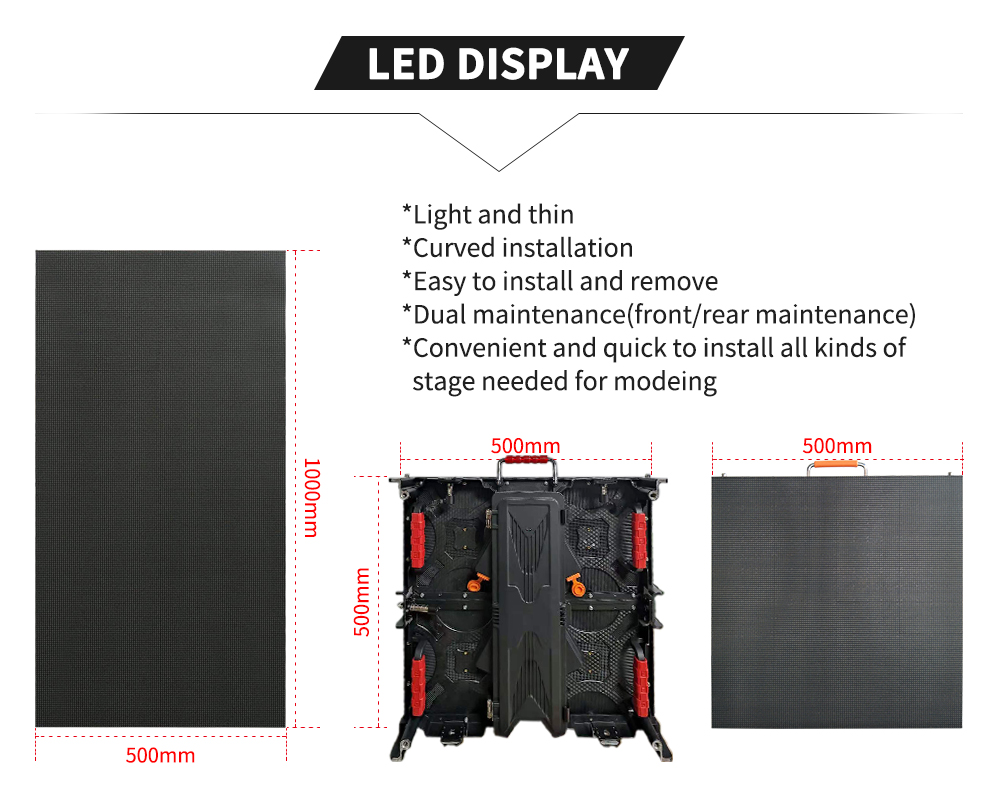 Waterproof LED Video Wall Module 250*250mm for High Resolution Display as per Customer Requirements
