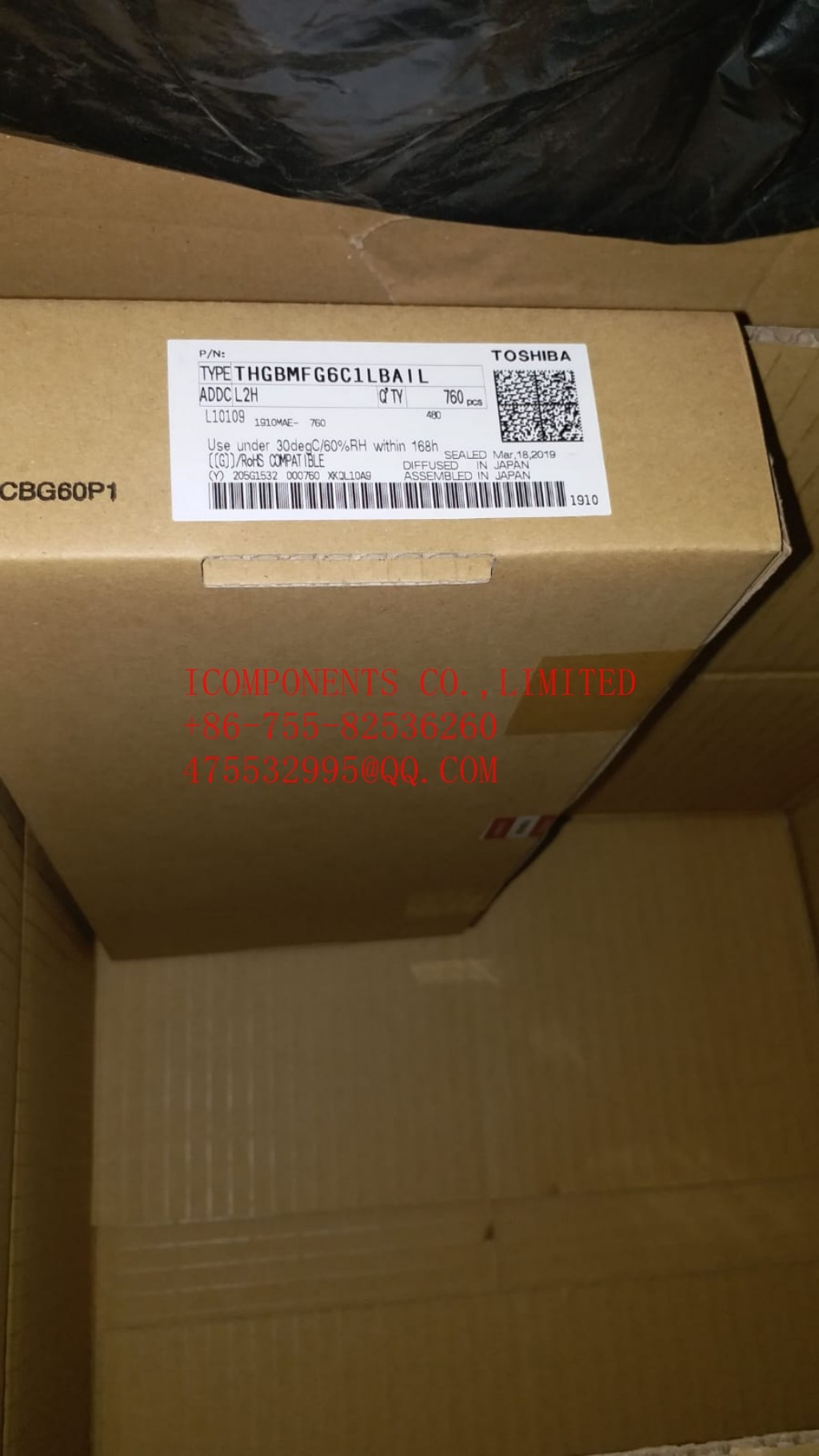 THGBMJG6C1LBAIL KIOXIA IC FLASH 64G MMC 52MHZ 153WFBGA NAND FLASH THGBMJG6C1LBAU7 THGBMHG6C1LBAIL