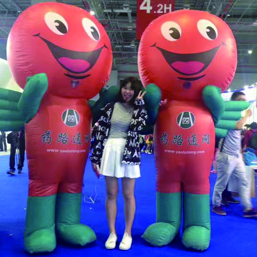 hot selling customize design outdoors promotion giant inflatable mascot