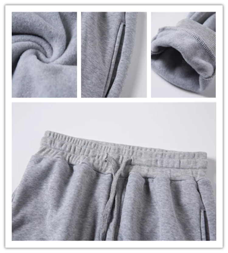 High Quality Cotton Slim Fit Oversize Pullover Luxury Custom Sweat Set Satin Line Hoodies jogging set jogging set
