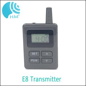 New Stye The E8 Ear - Hanging Audio Tour Guide System Transmitter And Receiver