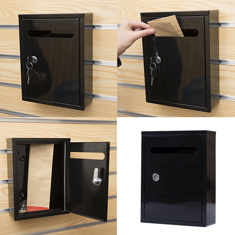 Durable High Strength Waterproof Residential Steel Mailbox Wall Mounted Letterbox