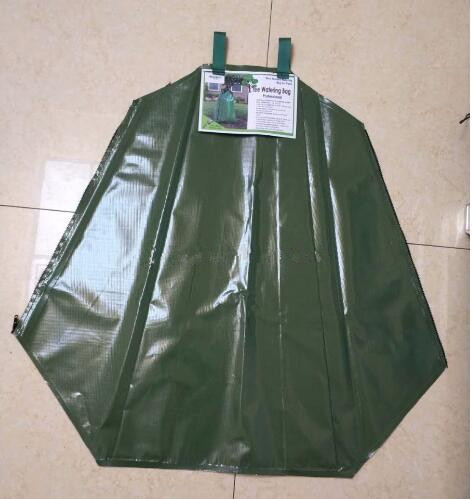 500D PVC UV Resistant Tree Watering Bags With Heavy Duty Zipper Self Watering Tree Bags